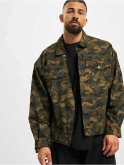 Herren Jeansjacken Burke In Camouflage