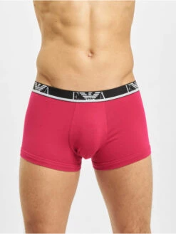 Emporio Armani Herren Boxershorts 2 Pack Fucsia/Black In Rot -Modisches Herrenbekleidungs Geschäft emporio armani boxershorts rot 820344 1