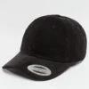 Flexfit Snapback Cap Low Profile Corduroy Dad In Schwarz -Modisches Herrenbekleidungs Geschäft flexfit snapback cap schwarz 398466