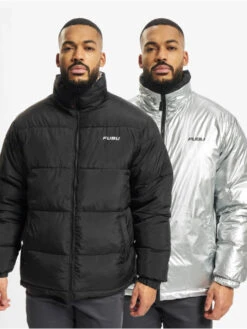 FUBU Herren Puffer Jacket Corporate Reversible Puffer In Schwarz