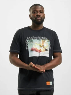 Herren T-Shirt Sami Miro In Schwarz