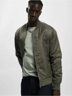 Jack & Jones Herren Bomberjacke Lake Bomber In Olive