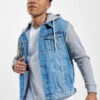 Jack & Jones Herren Jeansjacken Jean Hooded In Blau -Modisches Herrenbekleidungs Geschäft jack jones jeansjacken blau 965431