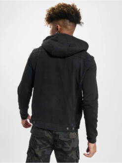 Jack & Jones Herren Jeansjacken Jean Hooded In Schwarz 3 Jack & Jones Herren Jeansjacken Jean Hooded In Schwarz -Modisches Herrenbekleidungs Geschäft jack jones jeansjacken schwarz 965435 1