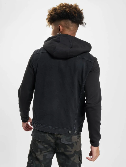 Herren Jeansjacken Jean Hooded in schwarz Jack & Jones Herren Jeansjacken Jean Hooded In Schwarz -Modisches Herrenbekleidungs Geschäft jack jones jeansjacken schwarz 965435 1