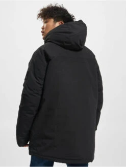 Jack & Jones Herren Parka Bach In Schwarz -Modisches Herrenbekleidungs Geschäft jack jones parka schwarz 936885 1