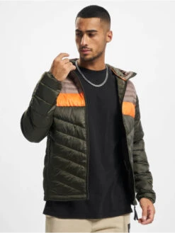 Jack & Jones Herren Puffer Jacket Hero In Orange