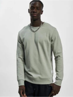 Jack & Jones Herren Pullover Crew Neck In Grau