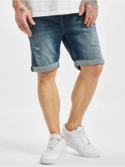 Jack & Jones Herren Shorts JjiRick JjOriginal AGI 006 5 Pocket In Blau