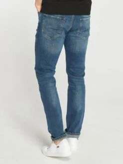 Jack & Jones Herren Straight Fit Jeans JjiTim In Blau
