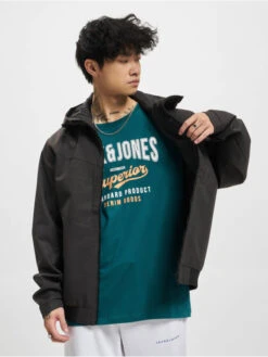 Jack & Jones Herren Übergangsjacke Snap Light In Grau