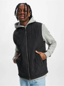 Jack & Jones Herren Weste Keen Liner Vest Dusty In Schwarz