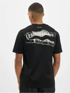 Les Hommes Herren T-Shirt Broken In Schwarz 3 Les Hommes Herren T-Shirt Broken In Schwarz -Modisches Herrenbekleidungs Geschäft les hommes t shirt schwarz 793355 1
