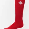 Herren Socken Cross Sideway In Rot -Modisches Herrenbekleidungs Geschäft marcelo burlon socken rot 835535