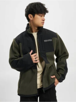 Herren Übergangsjacke Cross Block In Schwarz