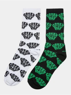 Herren Socken Green Day 2-Pack In Schwarz