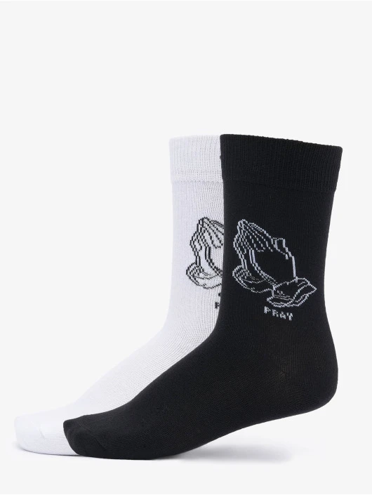 Socken Pray Hands 2-Pack in schwarz Mister Tee Socken Pray Hands 2-Pack In Schwarz -Modisches Herrenbekleidungs Geschäft mister tee socken schwarz 866446