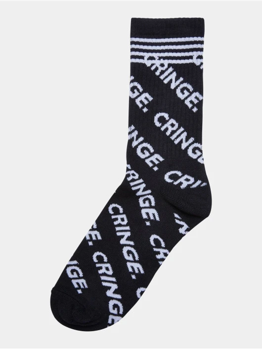 Herren Socken Cringe 3-Pack in schwarz Mister Tee Herren Socken Cringe 3-Pack In Schwarz -Modisches Herrenbekleidungs Geschäft mister tee socken schwarz 923293 1