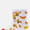 Mister Tee Socken Burger Hot Dog 3-Pack In Weiß