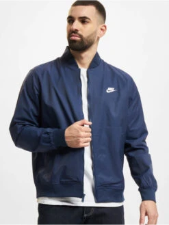 Nike Herren Bomberjacke Sportswear Sport Essentials Woven Unlined In Blau