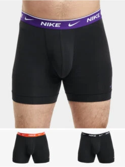 Nike Herren Boxershorts Brief 3 Pack In Schwarz