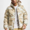 Nike Herren Puffer Jacket Tf Wr Pl-Fld Camo In Beige