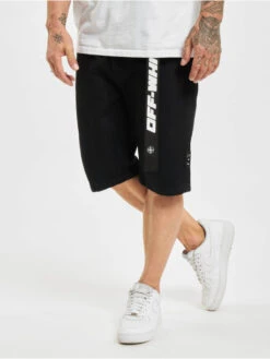 Off-White Herren Shorts Logo Belt Denim In Schwarz