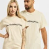 T-Shirt Bubbly Do Nothing Club In Beige -Modisches Herrenbekleidungs Geschäft on vacation t shirt beige 846496