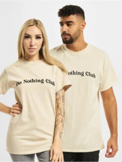 T-Shirt Bubbly Do Nothing Club In Beige