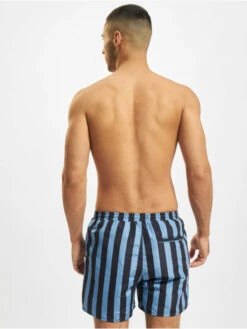 Only & Sons Herren Badeshorts Ted Stripe Swim In Blau -Modisches Herrenbekleidungs Geschäft only sons badeshorts blau 893265 1