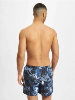 Only & Sons Herren Badeshorts Ted Flora Swim In Blau -Modisches Herrenbekleidungs Geschäft only sons badeshorts blau 893273 1