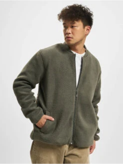 Only & Sons Herren Bomberjacke Sawyer Fleece In Grau