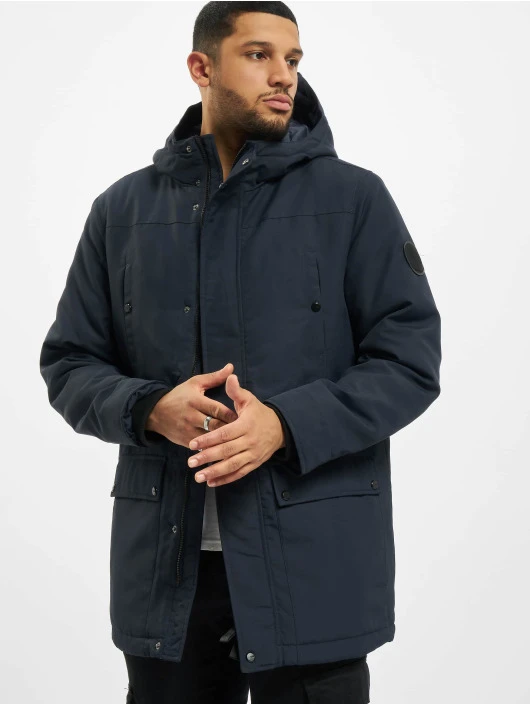 Herren Parka onsPeter Techincal in blau Only & Sons Herren Parka OnsPeter Techincal In Blau -Modisches Herrenbekleidungs Geschäft only sons parka blau 793067