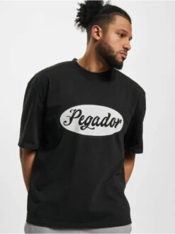Pegador Herren T-Shirt West Oversized Vintage In Schwarz