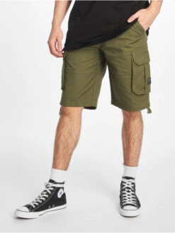 Herren Shorts Basic Cargo In Olive