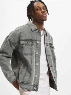 Redefined Rebel Herren Jeansjacken RRAshton In Grau