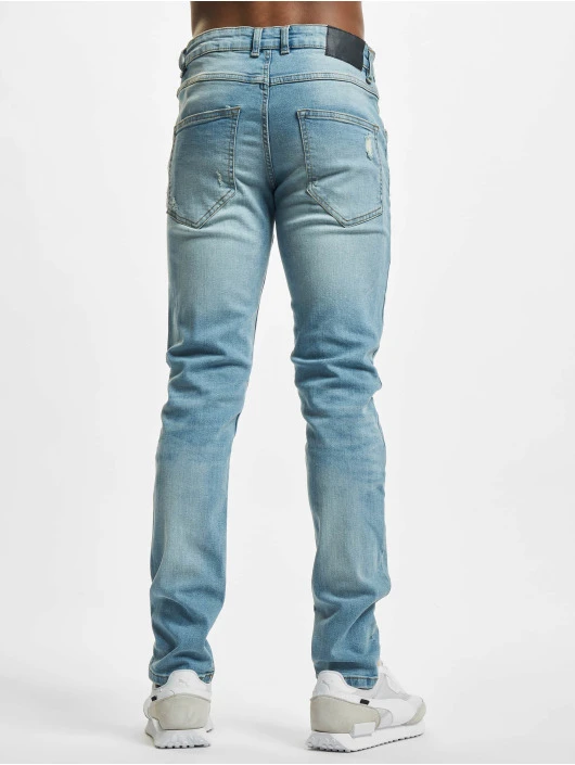 Herren Slim Fit Jeans RRStockholm Destroy in blau Redefined Rebel Herren Slim Fit Jeans RRStockholm Destroy In Blau -Modisches Herrenbekleidungs Geschäft redefined rebel slim fit jeans blau 911113 1