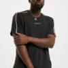 Reebok Herren T-Shirt TE Piping In Schwarz