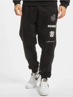 ROCAWEAR Herren Jogginghose Courtside In Schwarz