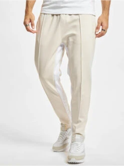 Sean John Herren Jogginghose Script Logo Neoprene In Beige