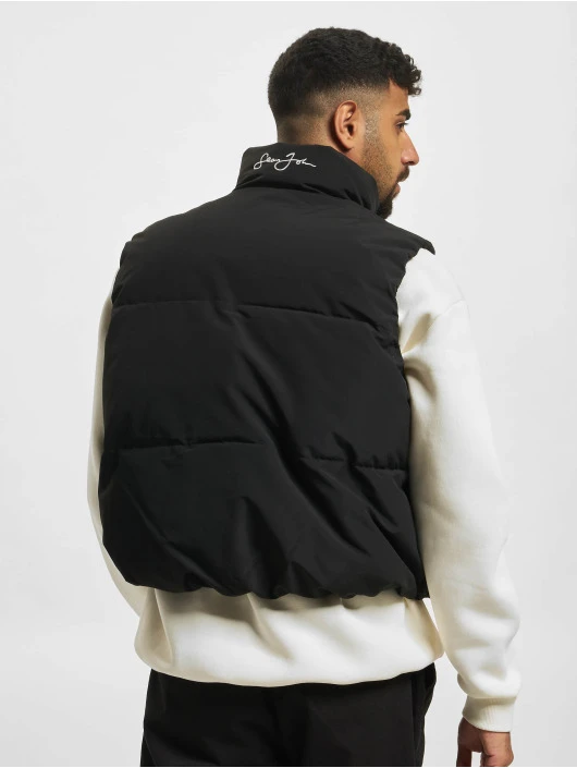 Herren Weste Script Logo Short Puffer in schwarz Sean John Herren Weste Script Logo Short Puffer In Schwarz -Modisches Herrenbekleidungs Geschäft sean john weste schwarz 955101 1