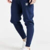 Herren Jogginghose Core Fitted In Blau -Modisches Herrenbekleidungs Geschäft sik silk jogginghose blau 862072