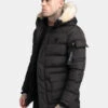 Herren Parka Expedition In Schwarz -Modisches Herrenbekleidungs Geschäft sik silk parka schwarz 956966
