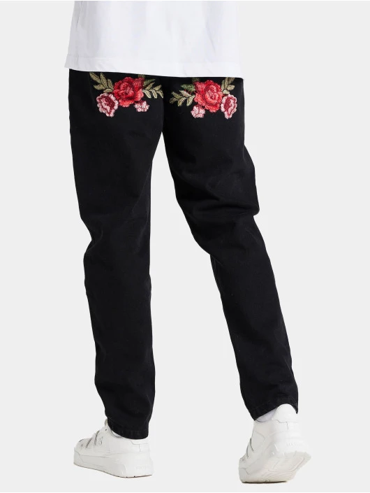 Herren Straight Fit Jeans Straight Cut Rose Denims in schwarz Herren Straight Fit Jeans Straight Cut Rose Denims In Schwarz -Modisches Herrenbekleidungs Geschäft sik silk straight fit jeans schwarz 956657 1