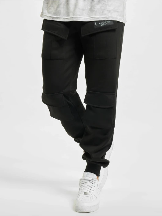 Herren Cargohose S W/ Front Pockets in schwarz SIXTH JUNE Herren Cargohose S W/ Front Pockets In Schwarz -Modisches Herrenbekleidungs Geschäft sixth june cargohose schwarz 812201