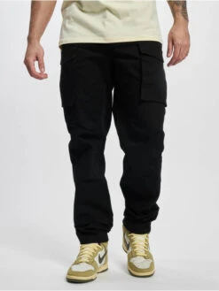 SIXTH JUNE Herren Cargohose Modern In Schwarz
