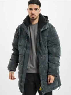 SIXTH JUNE Herren Parka Irridescent In Schwarz