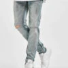 SIXTH JUNE Herren Slim Fit Jeans Destroyed Washed In Blau -Modisches Herrenbekleidungs Geschäft sixth june slim fit jeans blau 394699