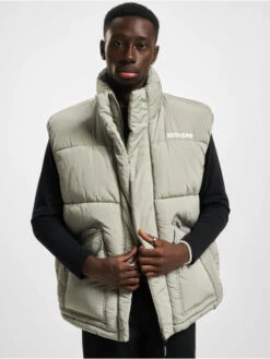 SIXTH JUNE Herren Weste Oversize Sleeveless Down In Khaki