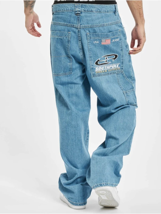 Herren Baggy Logo Branded in blau Southpole Herren Baggy Logo Branded In Blau -Modisches Herrenbekleidungs Geschäft southpole baggy blau 801182 1